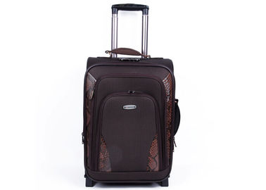 Combination lock EVA trolley case / suitcase with wheels and handle ,  snakeskin pattern