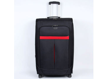 Telescopic aluminum trolley travel luggage sets for men with net compartment