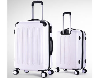 150D lining zipper frame ABS luggage set with PVC handle and 360 degree wheels