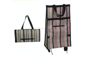 Logo - printing foldable trolley shopping tote bag  for shopping mall