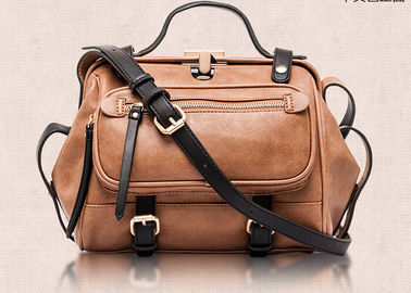 Western Style Fashion Ladies Handbags , retro leather motorcycle bag  large capacity
