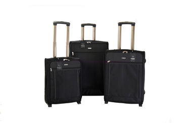 20 inch airplane luggage trolley travel bag with two PU muted wheels