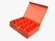 Pink Orange Non Woven Multi Compartment Storage Boxes for Underwear