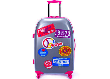 Printing 20 24 inch carry on luggage set with 150D lining Polycarbonate luggage