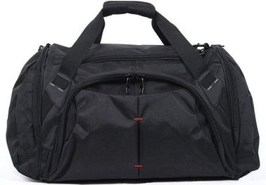 Customized Portable Black Travel Duffel Bags Luggage Fashionable