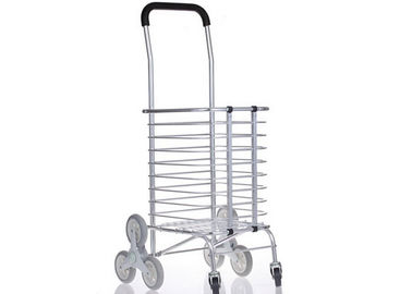 EVA Handle Aluminum Alloy Portable Shopping Cart With Wheels That Folds
