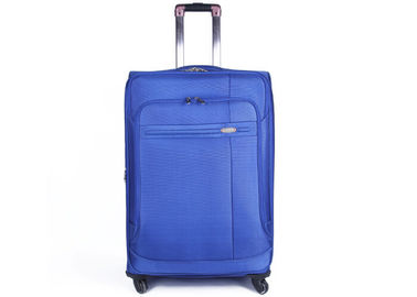 Promotional  blue luggage set for women / 4 wheel trolley suitcase lightweight