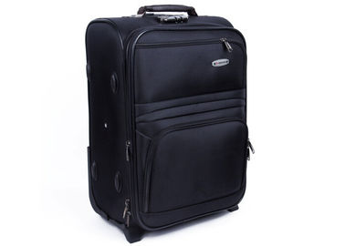 Fashion EVA Trolley Case / lightweight wheeled luggage 3 piece black suitcase set