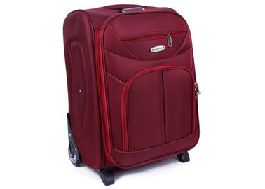 Build in telescopic aluminum trolley EVA travel case womens luggage sets with 160D lining