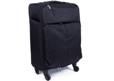 Travelling 4 wheel trolley luggage case with standard zipper lock to sideway OEM