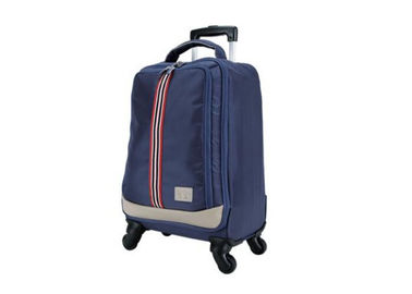 Small 19 inch 600D polyester lightweight travel luggage with four spinner wheels