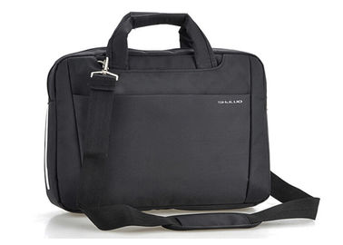 Black Leisure lightweight laptop computer bags with silkscreen logo or rubber logo