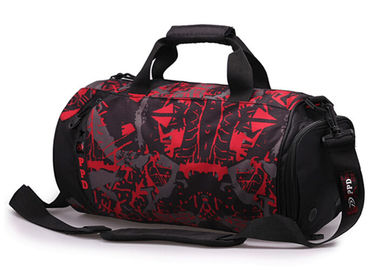 Personalized round duffle bag for youth nylon material intaglio printing  CYMK or Pantone color