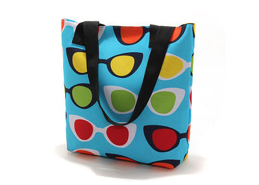 Leisure Colorful printing canvas shopping bag eco friendly , beach bags