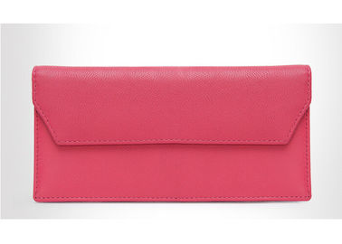 Colorful large capacity sheep skin long Wallet for lady