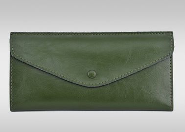 Professional Premium split leather thin womens wallet OEM / ODM