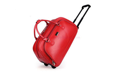 Customized retractable pull handle trolley travel bag with zipper beauty suitcase