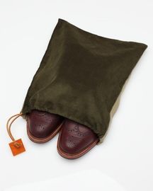 Eco Durable travel gym Cloth Shoe Bag with drawstring / Silk screen Logo