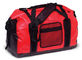 Gym 65L luxurious red TPU tarpaulin waterproof duffel bag for teenager