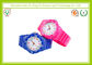 School Student Silicone Bracelet Kids Cartoon Watches With Luminous Color Dial