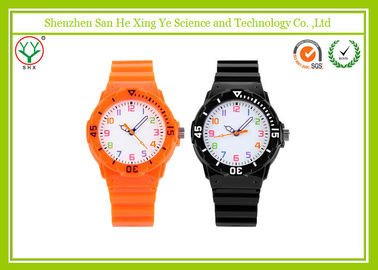 School Student Silicone Bracelet Kids Cartoon Watches With Luminous Color Dial