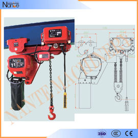 250kg - 50ton Manual Chain Hoists , Construction Wire Rope Electric Hoist