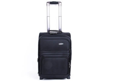 Fashion EVA Trolley Case / lightweight wheeled luggage 3 piece black suitcase set