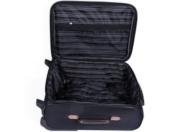 Fashion EVA Trolley Case / lightweight wheeled luggage 3 piece black suitcase set