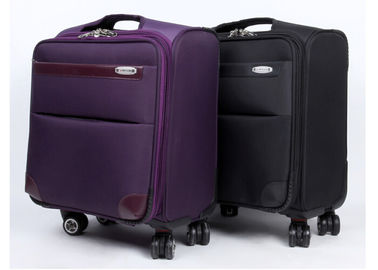 Small 16 inch  luggage 1680D nylon travel trolley bags with 360 degree rotating wheels
