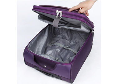 Small 16 inch  luggage 1680D nylon travel trolley bags with 360 degree rotating wheels