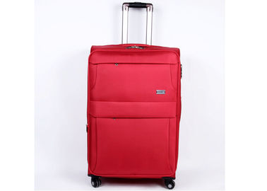 Red Code lock travel EVA trolley case with elegant imprint front logo and zipper pullers