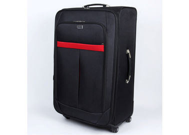 Telescopic aluminum trolley travel luggage sets for men with net compartment