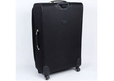Telescopic aluminum trolley travel luggage sets for men with net compartment