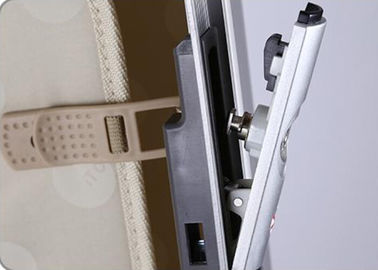 PC film ABS sturdy luggage sets with 4pcs 360 degree rotating wheels and aluminium trolley