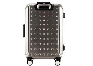 Aviation aluminum build in trolley 3 piece luggage set with environmental TPR handle