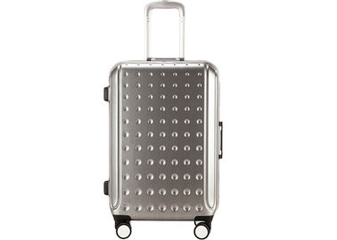 Aviation aluminum build in trolley 3 piece luggage set with environmental TPR handle