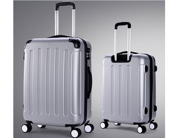 150D lining zipper frame ABS luggage set with PVC handle and 360 degree wheels