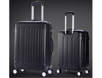 150D lining zipper frame ABS luggage set with PVC handle and 360 degree wheels