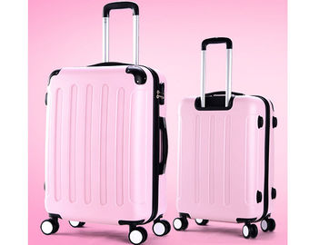 150D lining zipper frame ABS luggage set with PVC handle and 360 degree wheels
