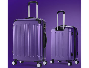 150D lining zipper frame ABS luggage set with PVC handle and 360 degree wheels
