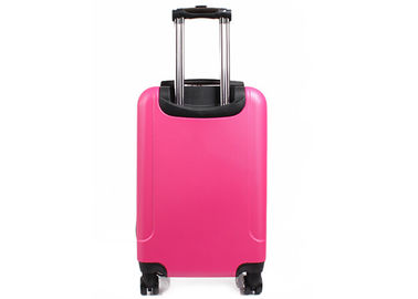 20 24 28 inch ABS luggage set with expanable zipper and universal wheels Pink hardcase luggage