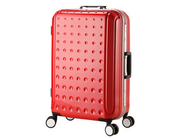 Portable ABS luggage set with 150D nylon interior lining four wheel luggage sets