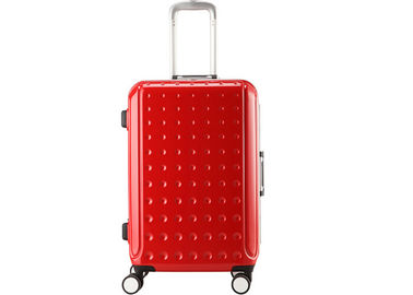 Portable ABS luggage set with 150D nylon interior lining four wheel luggage sets
