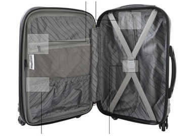 OEM Small Medium Large ABS luggage set with wheels silver , black color