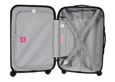 20''  unisex PC trolley case with iron trolley small suitcases for hand luggage
