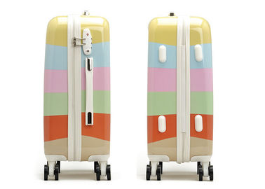 Ultra lightweight PC Luggage set four wheel suitcase for girls and children
