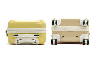 Ultra lightweight PC Luggage set four wheel suitcase for girls and children