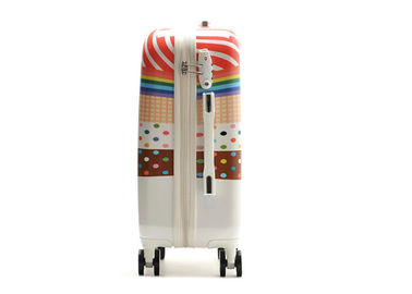Eco-friendly small suitcase on wheels 28 inch upright luggage with inner elastic straps