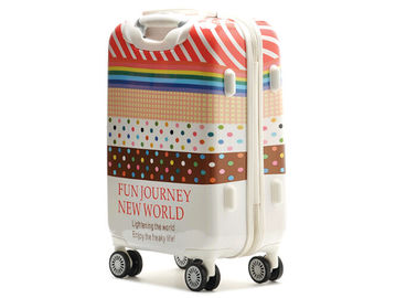 Eco-friendly small suitcase on wheels 28 inch upright luggage with inner elastic straps