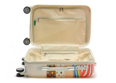 Large carry capacity PC trolley case 20 inch carry on luggage with 4 wheel